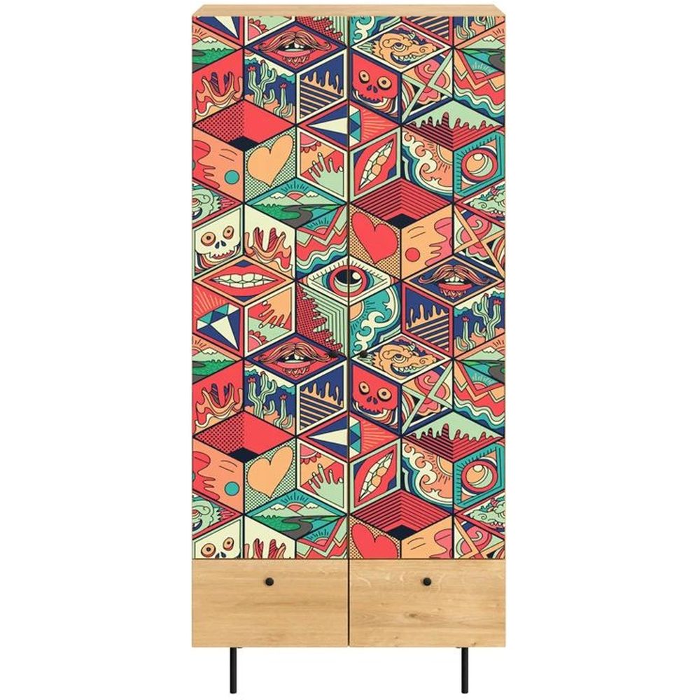 Шкаф с принтом Dominoes