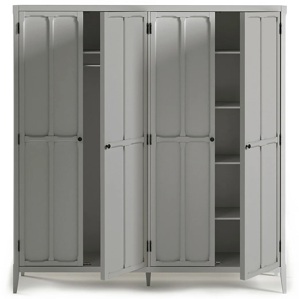 Шкаф серый Silva Grey Cabinet