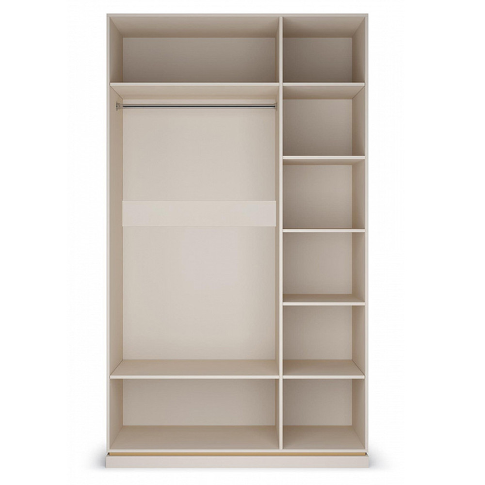 Шкаф трёхдверный с 2-мя зеркальными дверками Satin Furniture