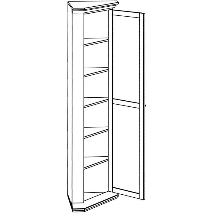 Шкаф угловой White corner