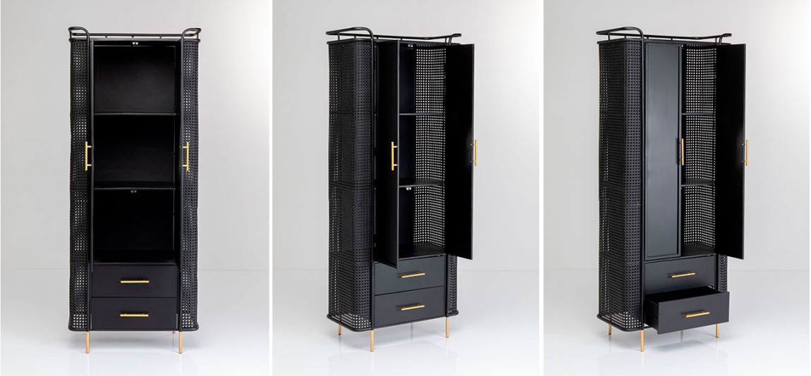 Шкаф черный Damian