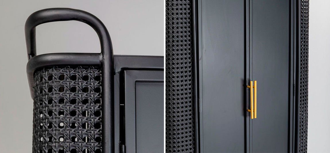 Шкаф черный Damian