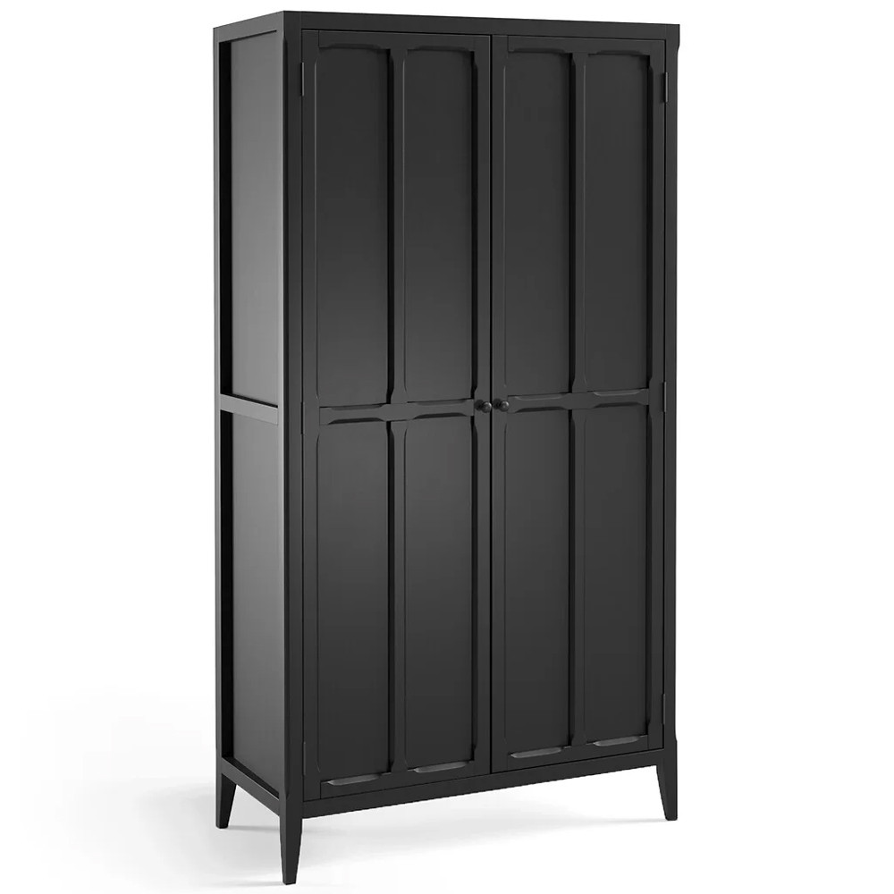 Шкаф черный Silva Black Cabinet