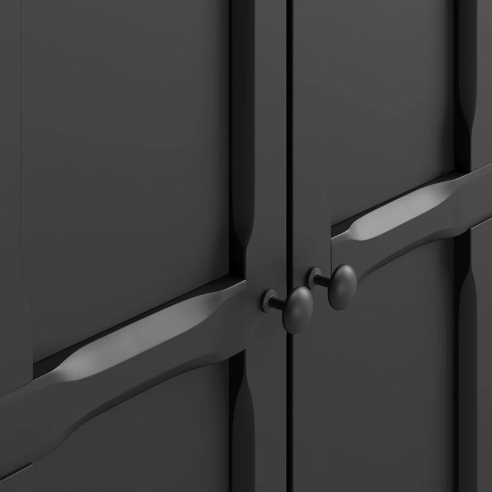Шкаф черный Silva Black Cabinet