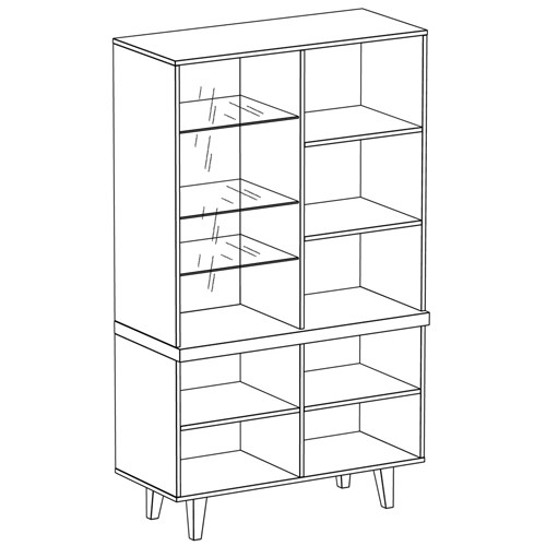 Шкаф-буфет Arden Mirror Cupboard