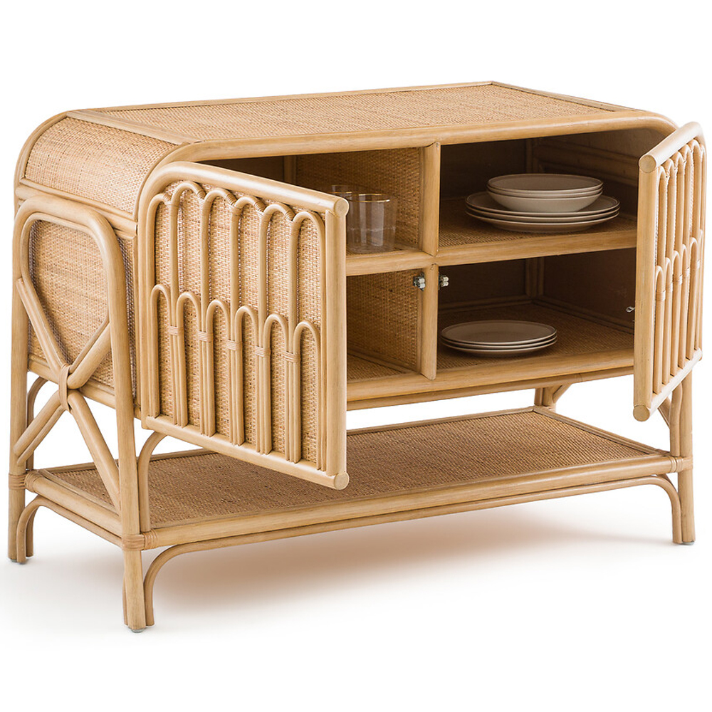 Шкаф-буфет из плетеного ротанга Joelle Wicker Furniture