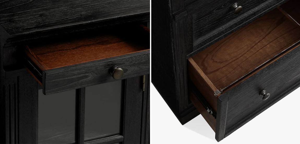 Шкаф-стеллаж Benjamin Glass Door