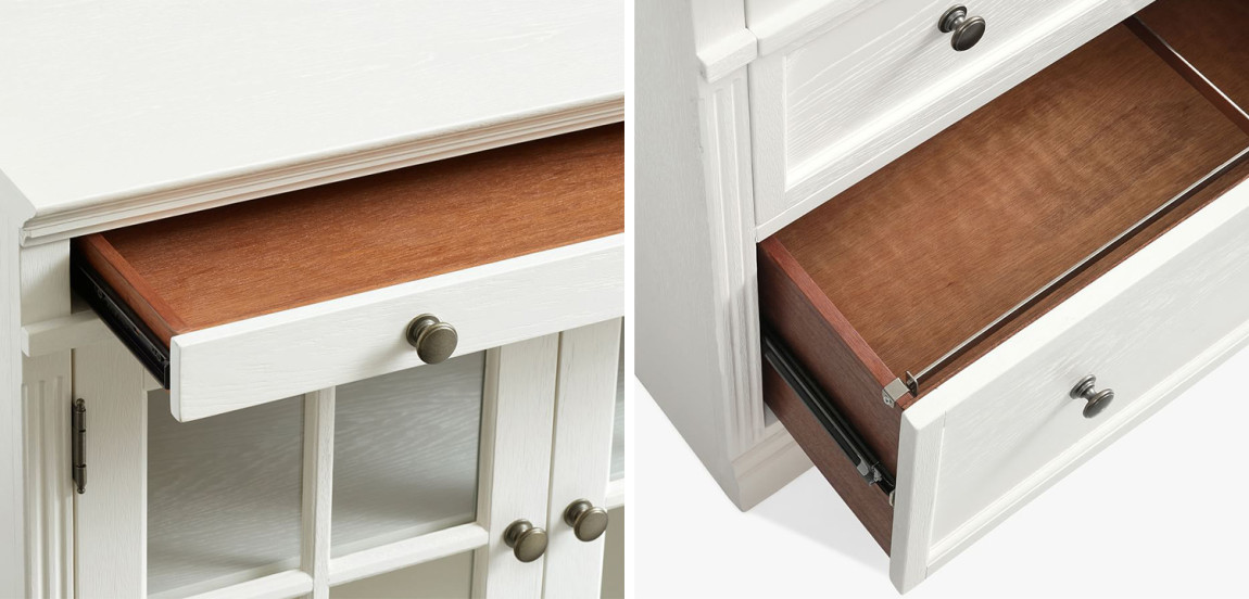 Шкаф-стеллаж Benjamin Glass Door