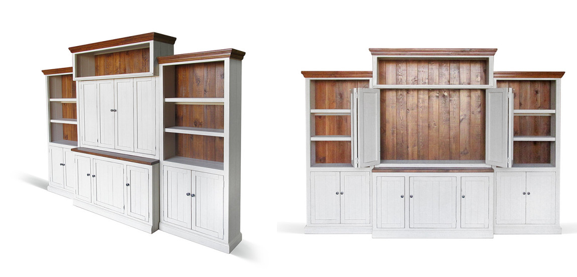 Шкаф-стеллаж Venanzo Provence HARMONIE Weathered White