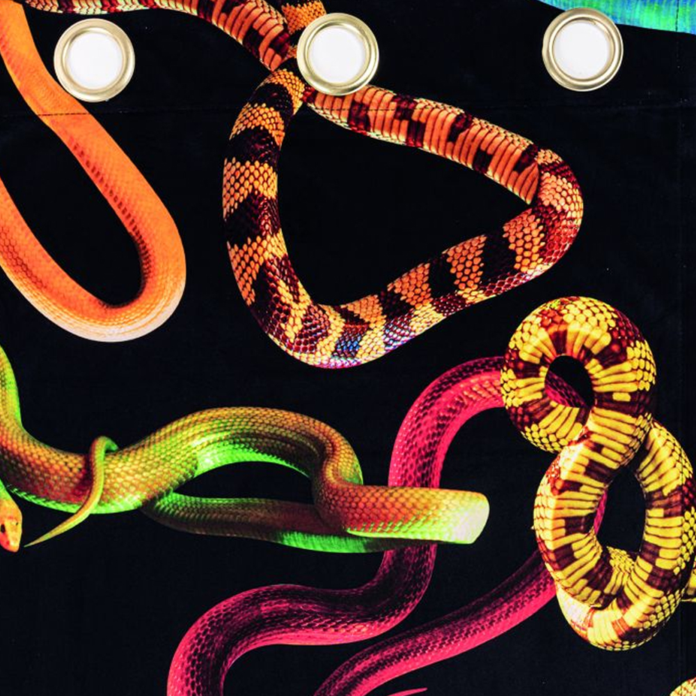 Штора Seletti Snakes Black