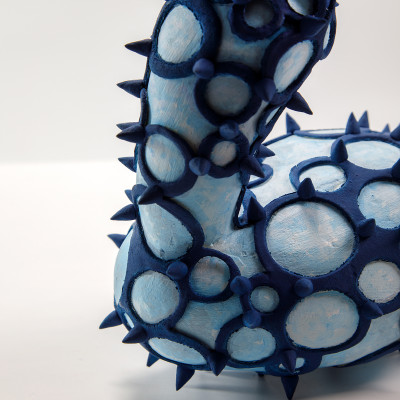 Экзотический синий фрукт статуэтка для интерьераTropical Fruit Pandora 8