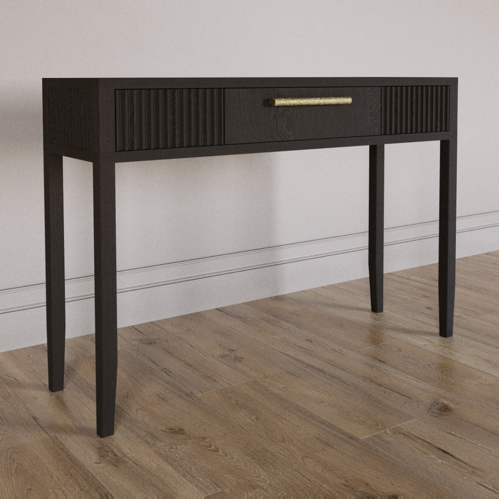 Элегантная Консоль Primo с выдвижным ящиком Темный орех