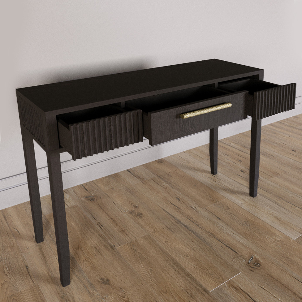 Элегантная Консоль Primo с выдвижным ящиком Темный орех