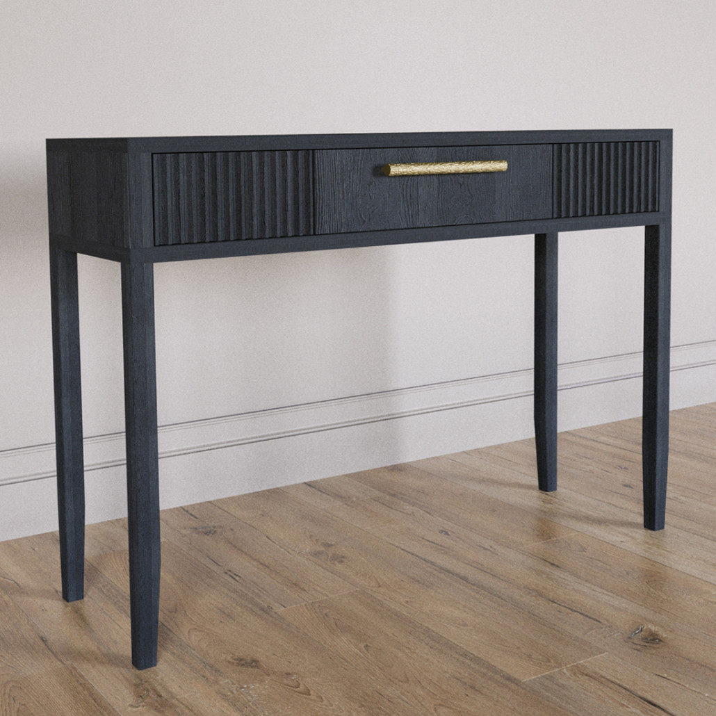 Элегантная Консоль Primo с выдвижным ящиком Черный дуб