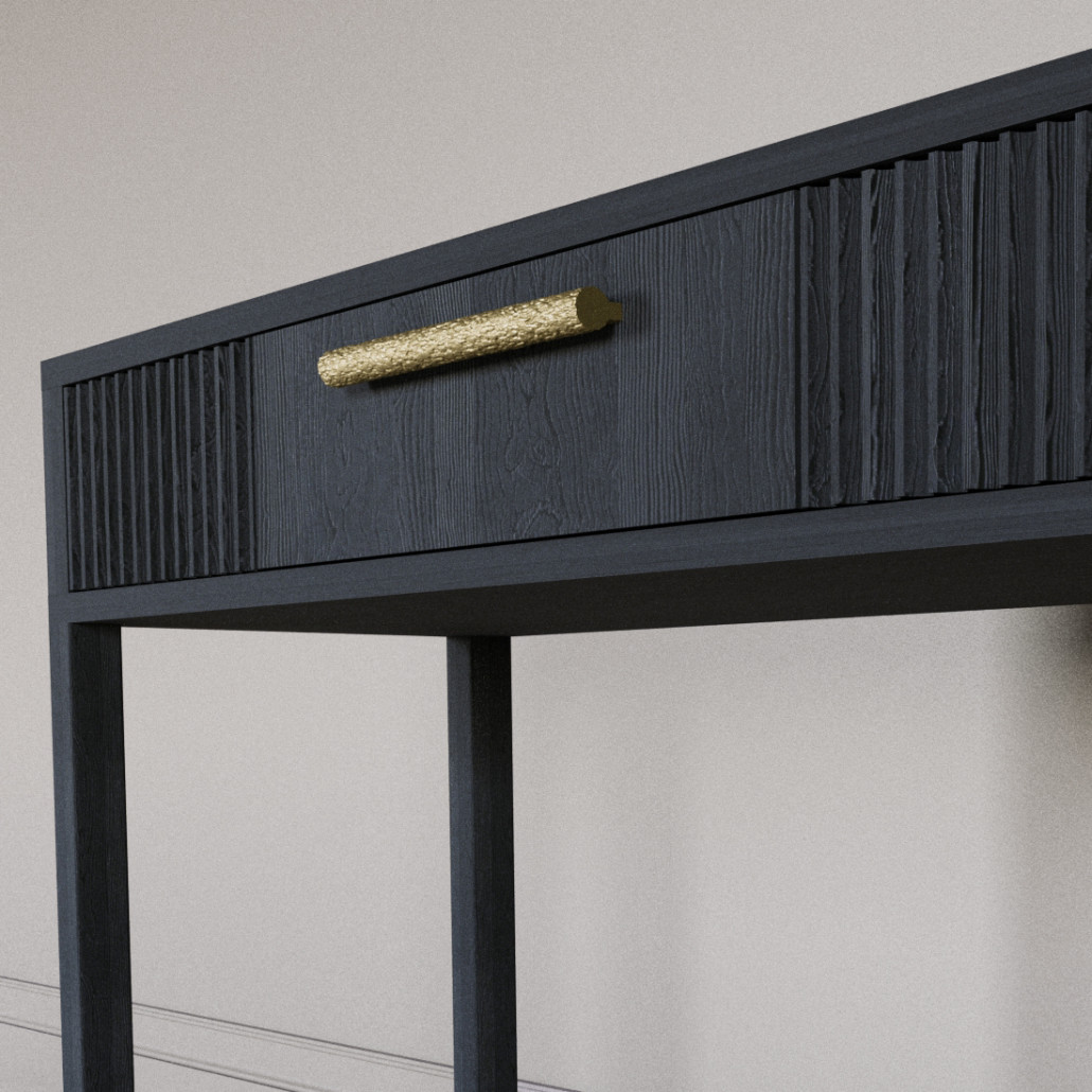 Элегантная Консоль Primo с выдвижным ящиком Черный дуб