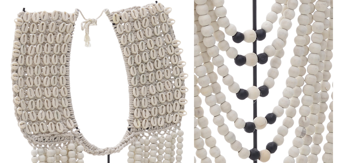 Этническое ожерелье на подставке Seashell Necklace