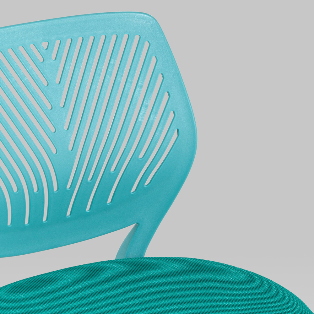 Яркий компьютерный стул Tropica Turquoise