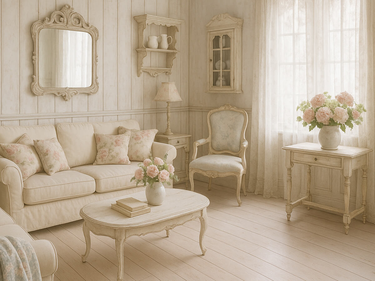 Шебби-шик стиль в интерьере