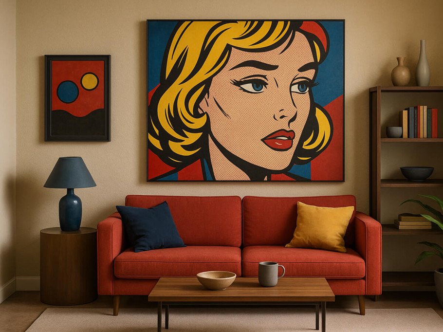 Стиль поп арт в интерьере