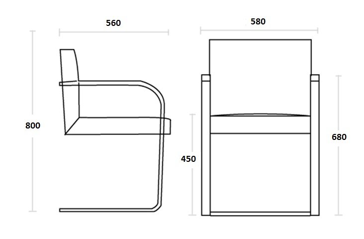Стул Brno Flat