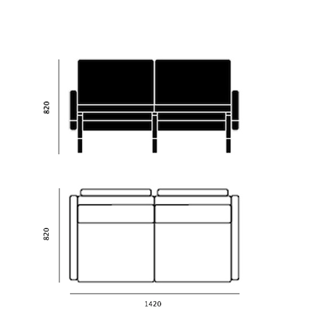 Диван PK31 2 Seat