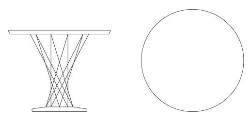 Стол Noguchi Cyclone