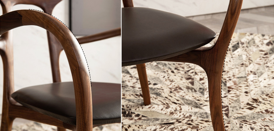 Кресло Roberto Lazzeroni Ma belle con braccioli