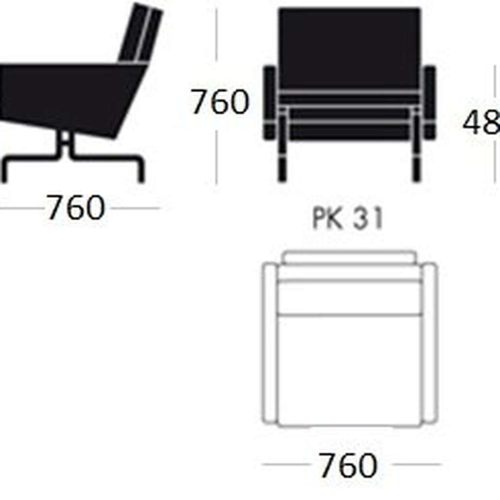 Кресло PK31 1 seat