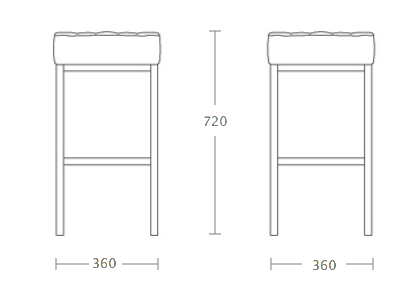 Барный стул Florence Knoll Bar Stool