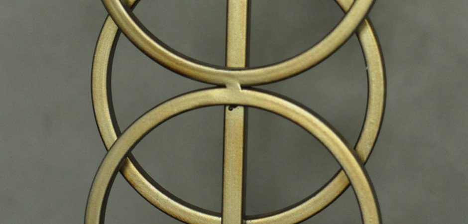 Настольная лампа Iron circles