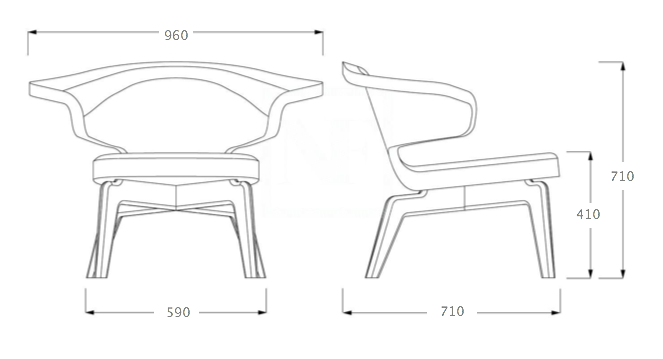 Кресло Munich Lounge Chair