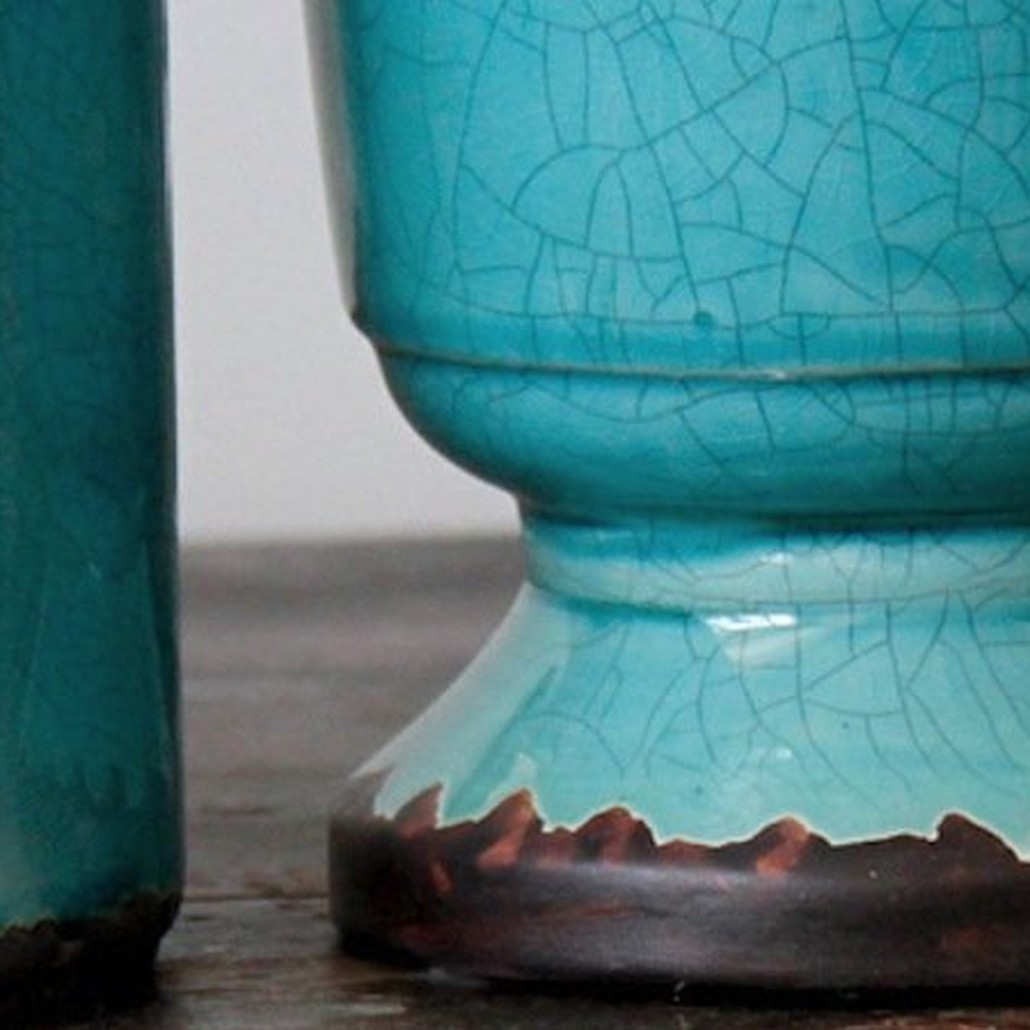 Ваза Turquoise bird