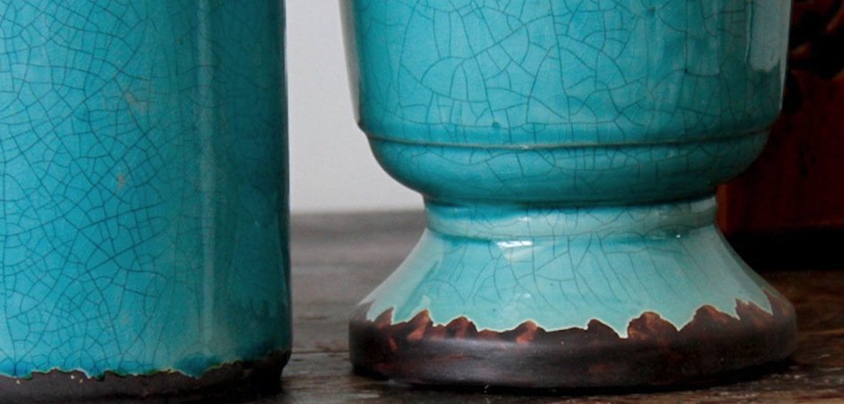 Ваза Turquoise bird