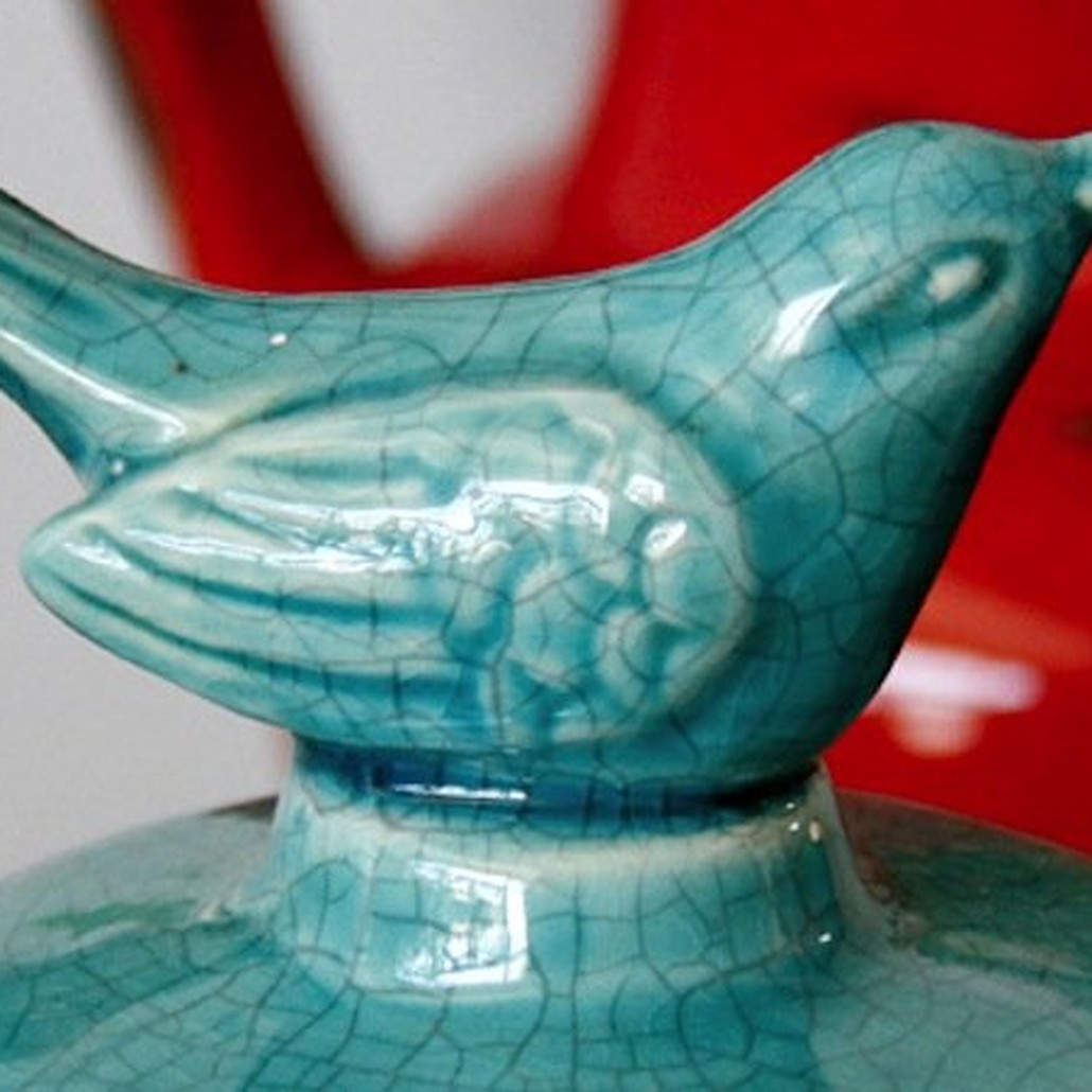 Ваза Turquoise bird