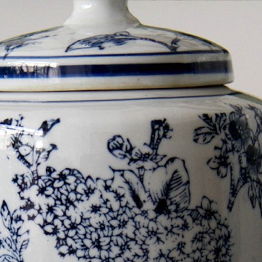 Вазы blue and white ornament Комплект из 2-х