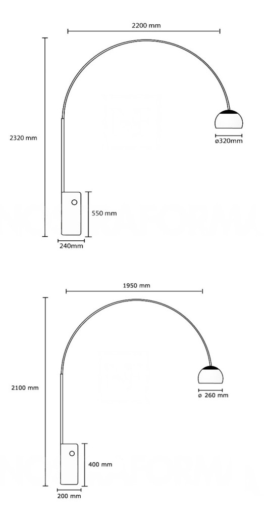 Торшер Flos Arco