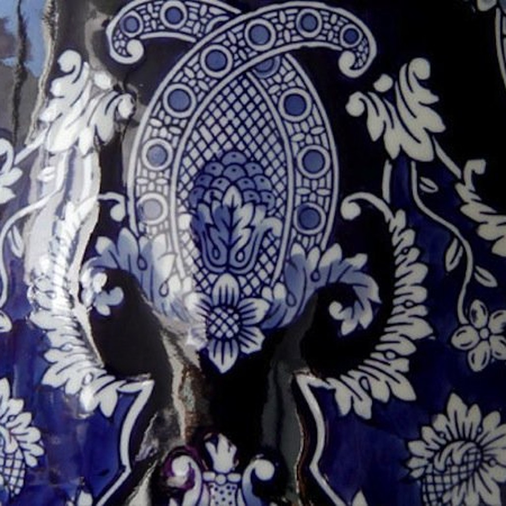 Керамический табурет Blue