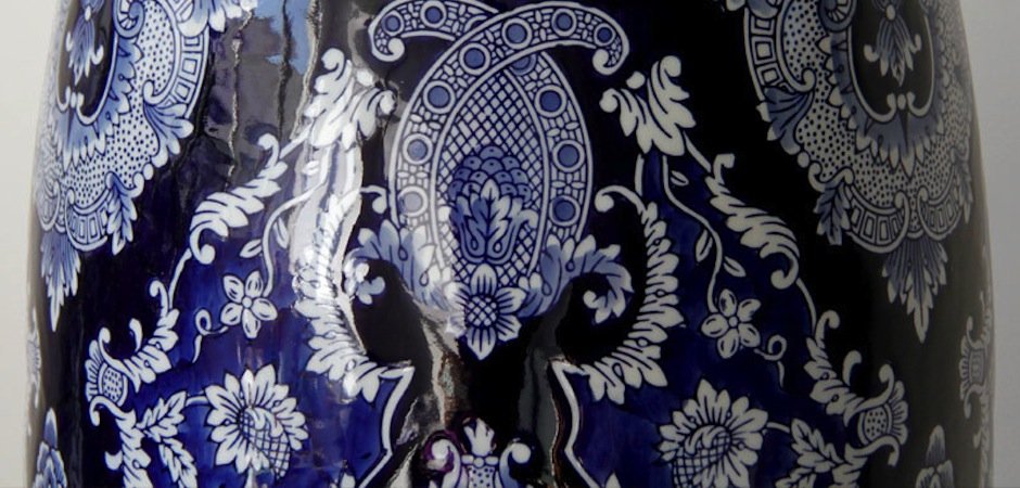 Керамический табурет Blue