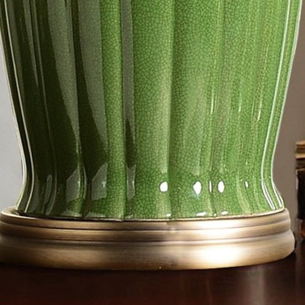 Настольная керамическая лампа Water Lily