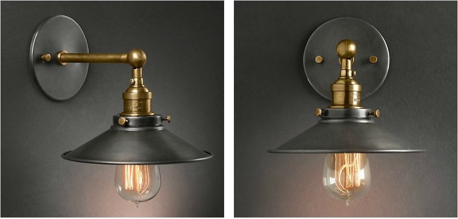 Бра Cone 20th c.Factory filament