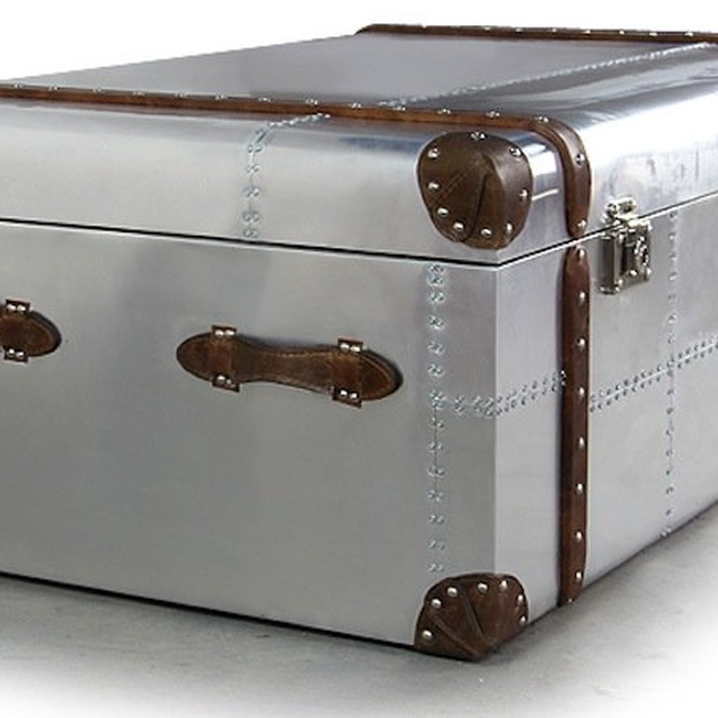Сундук Trunks in Polished Aluminum