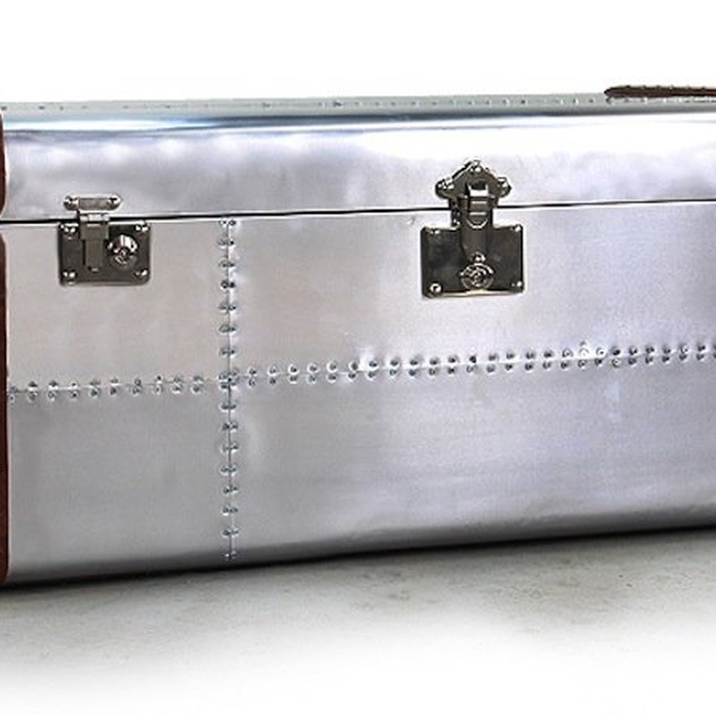 Сундук Trunks in Polished Aluminum