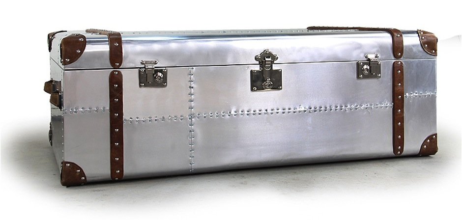 Сундук Trunks in Polished Aluminum