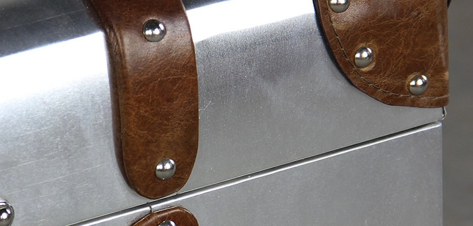 Сундук Trunks in Polished Aluminum
