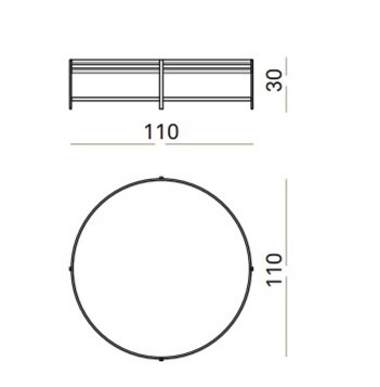 Столик Ula Round coffee table ULA002