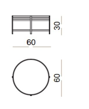 Столик Ula Low table ULA001