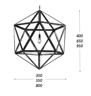 Люстра Loft Polyedra