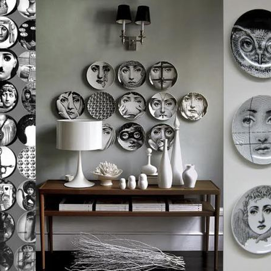 Декоративная тарелка Fornasetti 30.CR.BW.R01-195