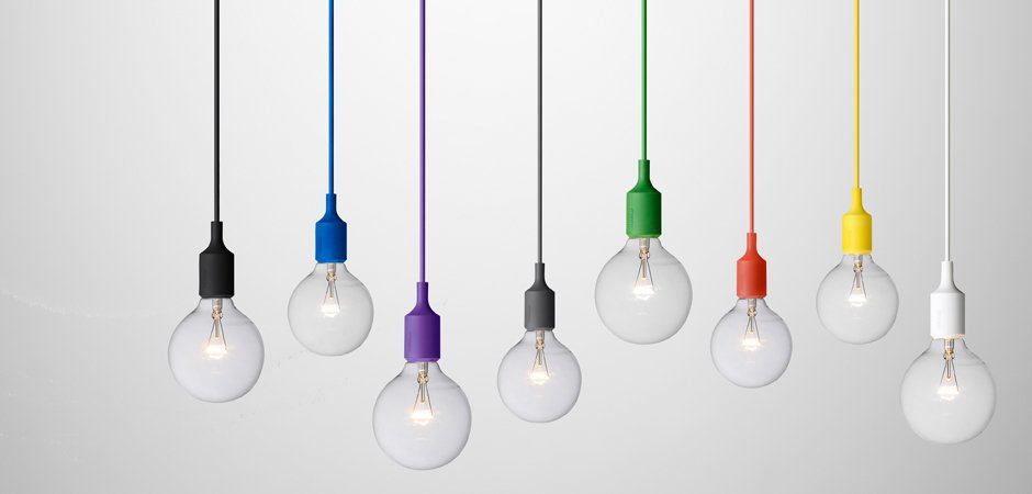 Подвесной светильник Muuto E27 Color