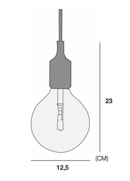 Подвесной светильник Muuto E27 Color